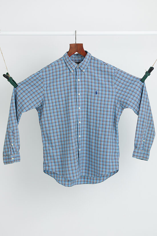 POLO RALPH LAUREN rūtains vīriešu krekls