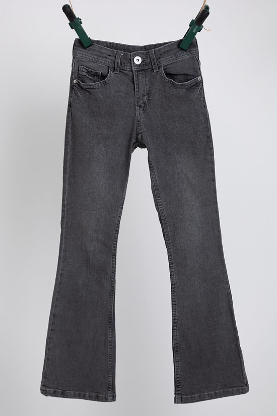 H&M Pelēki paplatināti džinsi