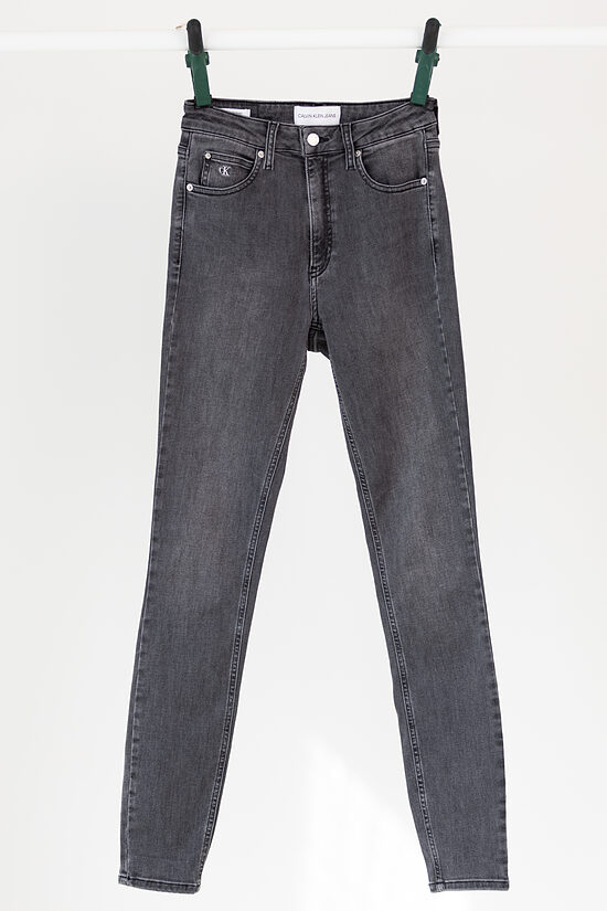 Calvin Klein Jeans pelēkas high-rise skinny džinsas